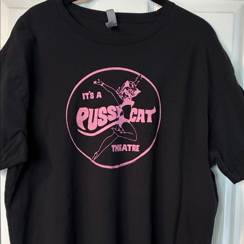 Men’s  T-Shirt with Pink Pussycat Theatre Graphic
